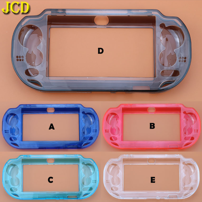 JCD 1 pcs Crystal Hard Case Cover Voor Sony PSV 1000 Beschermende Huid Voor PS Vita PSVita 1000 Gamepad