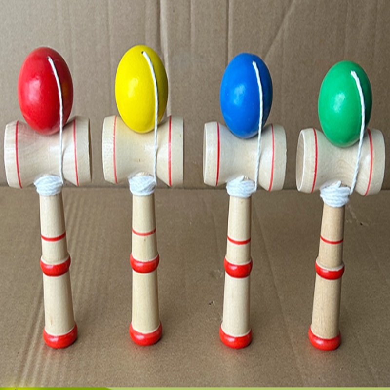 Wooden Traditional Entry Level Skill Ball Toy For Kids Adults Beginners Competitive Training