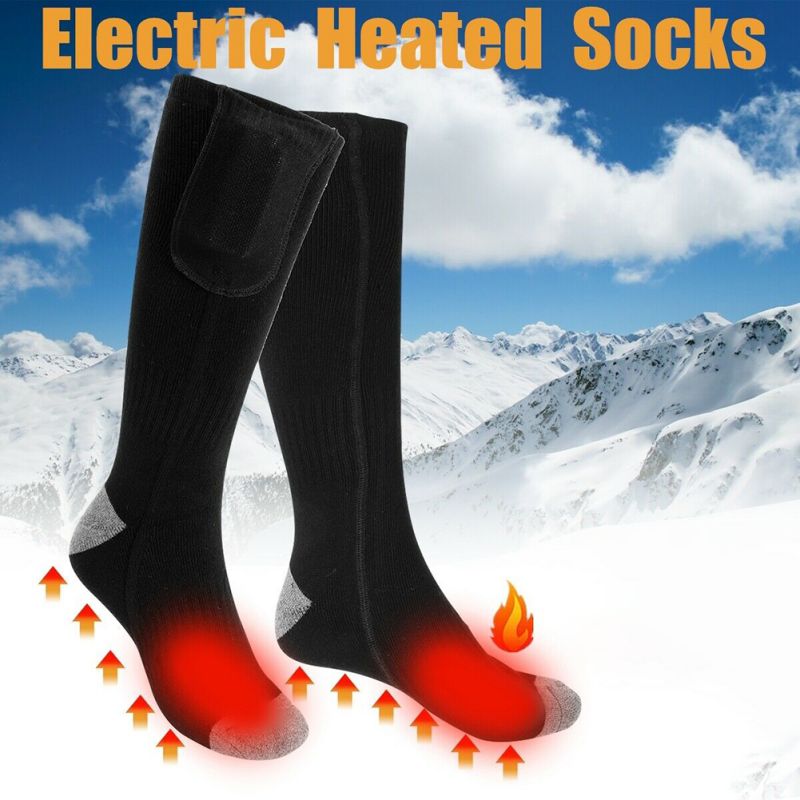Winter Warm Sok Afstandsbediening Elektrische Sokken Opladen Thermostaat Lithium Batterij Verwarming Sokken Kan Worden Gewassen En Warm *