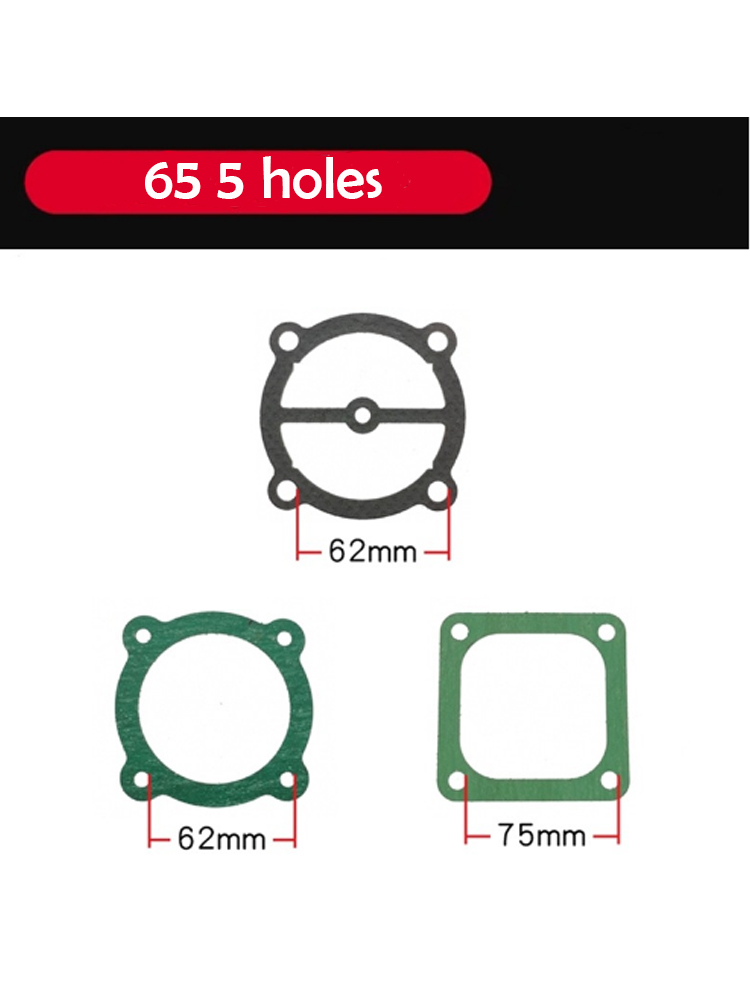 1 set/3pcs Paper Pad Clip Steel Sheet Air Compressor Cylinder Head Base Valve Plate Sealing Gasket Washers: Royal Blue