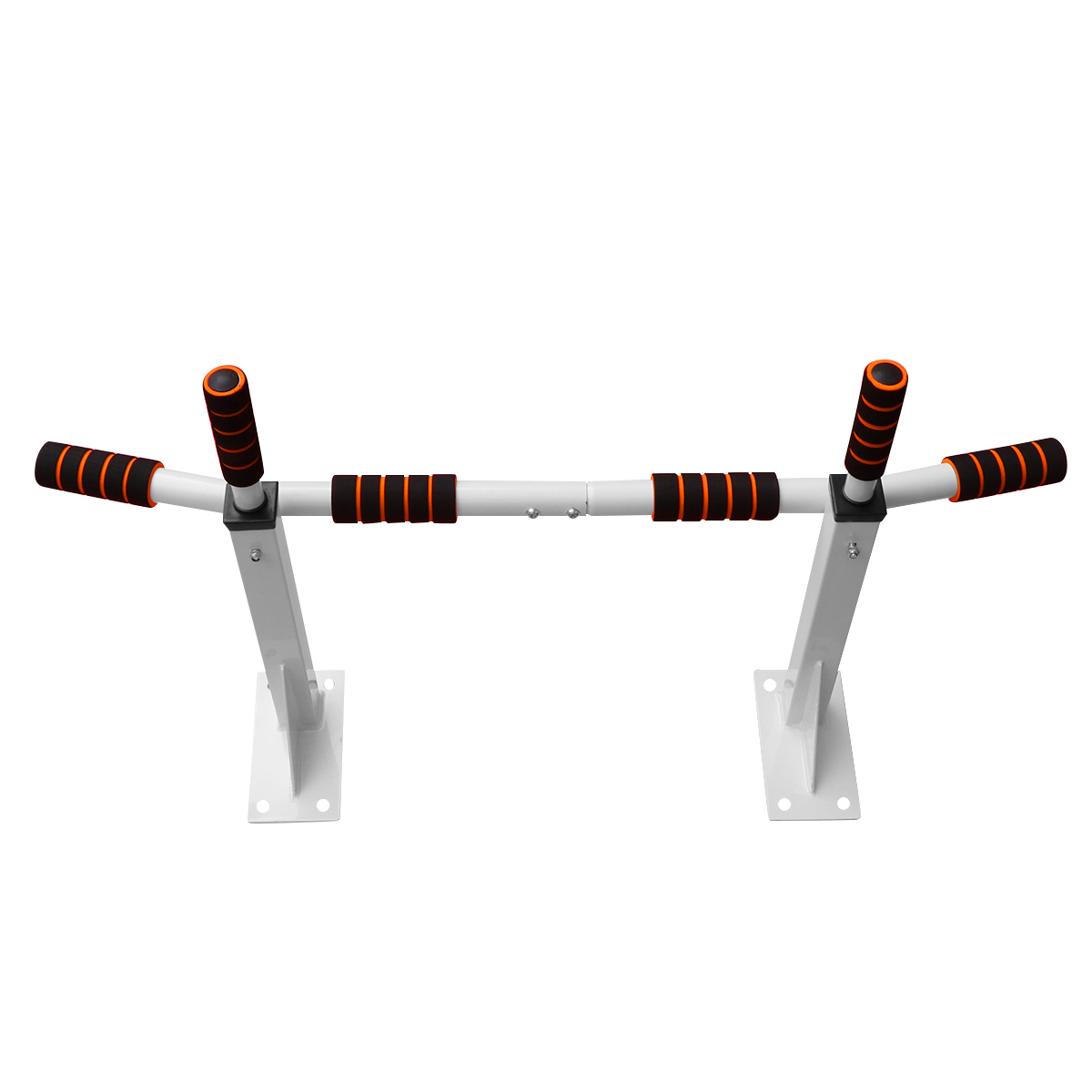 1Pc Upper Body Doorway Workout Bar Heavy Duty Pull-Up Bar Chin-Up Trainer for Home Gym(White)
