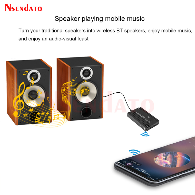 16-600Ω słuchawki basowe słuchawki Hifi wzmacniacz Audio z BT 5.0 3.5mm Aux do telefonu PC odtwarzacz muzyki AMP z regulacją głośności