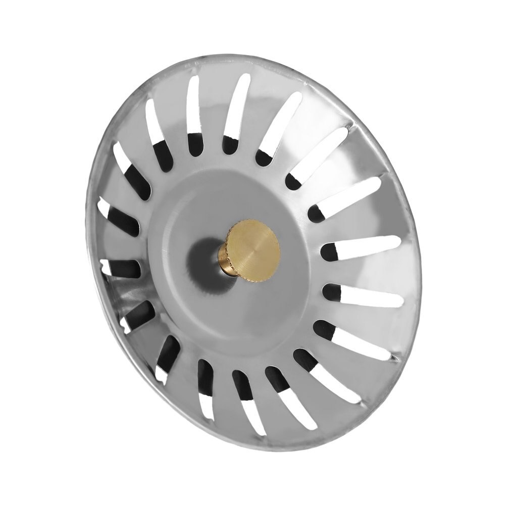 Tapones para fregaderos de cocina universales, acero inoxidable, tapa de fregadero, escurridor, tapón de cuña, cesta de filtro de repuesto para el hogar
