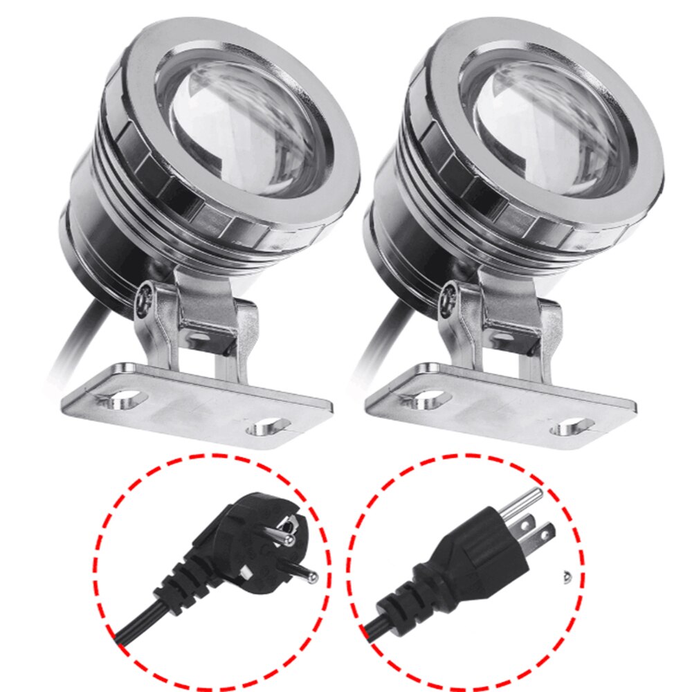 Waterproof RGB LED Flood Light Underwater Fountain Pool Pond Aquarium Spotlight Bulb Lamp Outdoor for Pool Pond Water Garden 10w