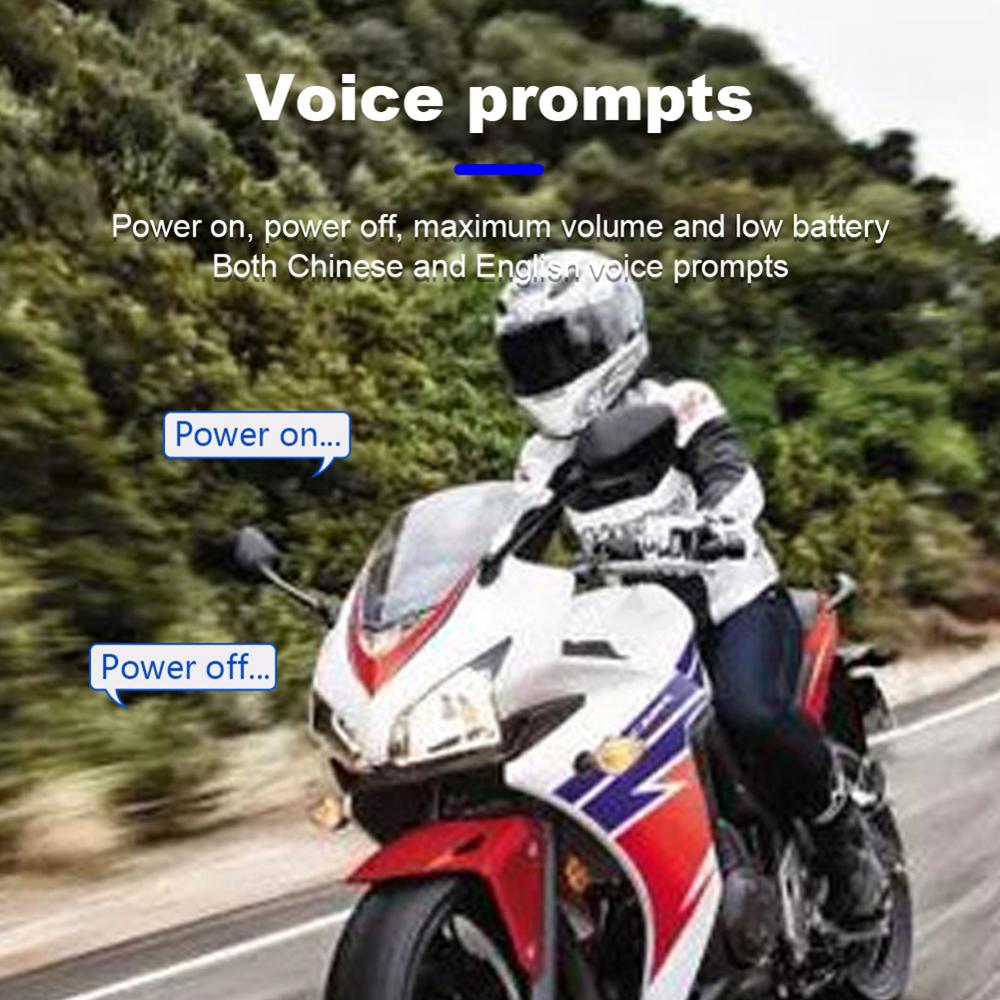 Casque de Moto sans fil Bluetooth 5.0, mains libres, écouteurs stéréo, haut-parleur MP3