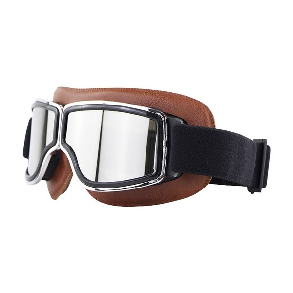 Samochód osłona od wiatru piasek noc gogle okulary jazda motocyklem okulary nocne okulary wizja ochronne sterowniki gogle: brązowy-srebro C
