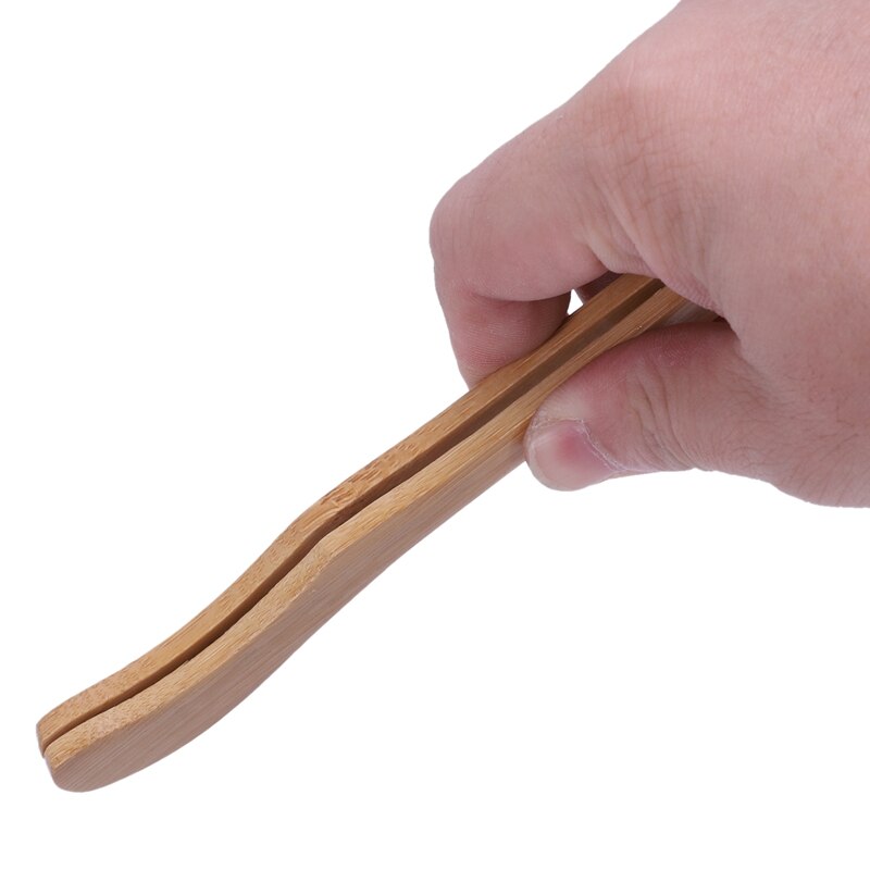 Træfarve bambus kinesisk kongfu te tang pincet te 6.9 "lang