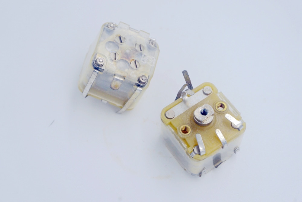 Condensateur Radio Variable, modèle 443DF 20-126pF, avec trou de 2.1mm, 2 pièces