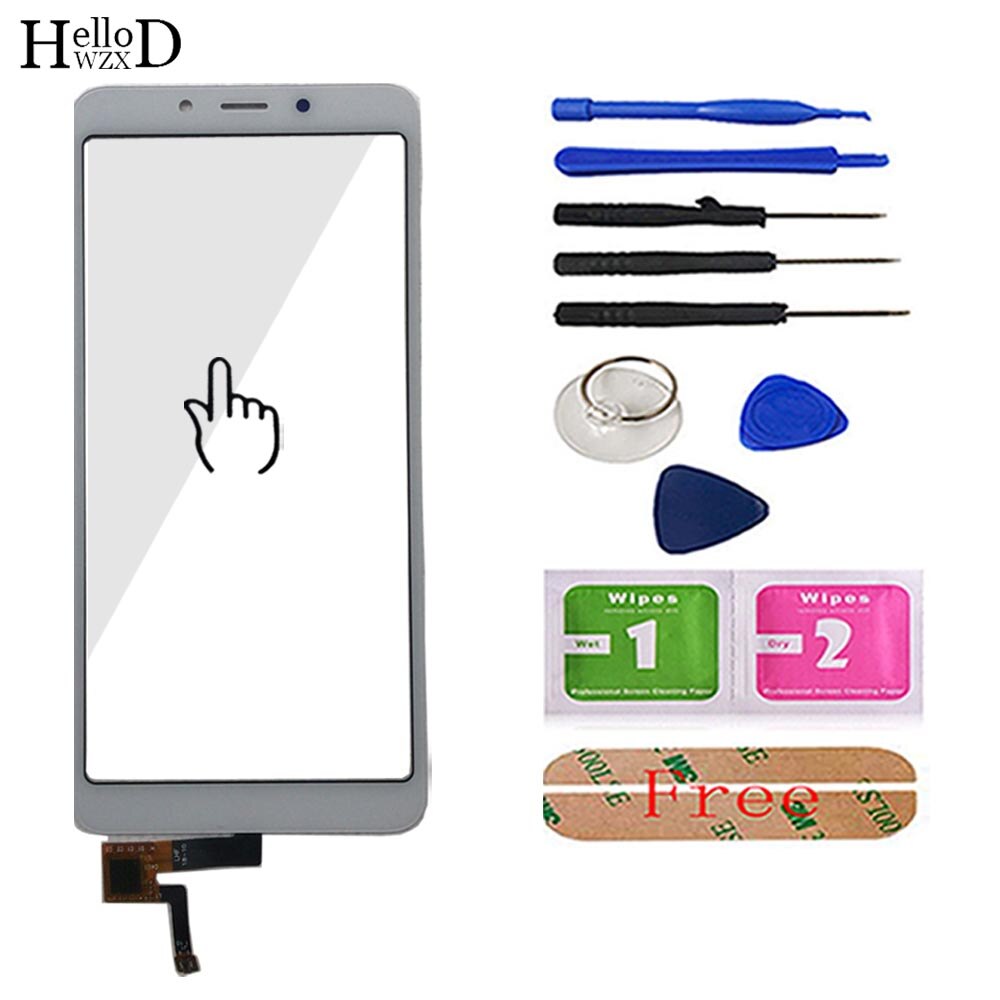 Mobile Touch Screen Front Glas Für Xiaomi Redmi 6A Touch Screen 5,45 ''Digitizer Sensor Panel Ersatz Werkzeuge Adhesive
