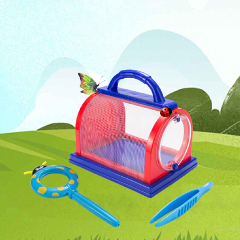 Portable Insect Cage Gauze Net Observation Nature Butterfly Insect Small Animal Garden Wild Storage Box Pet Supplies