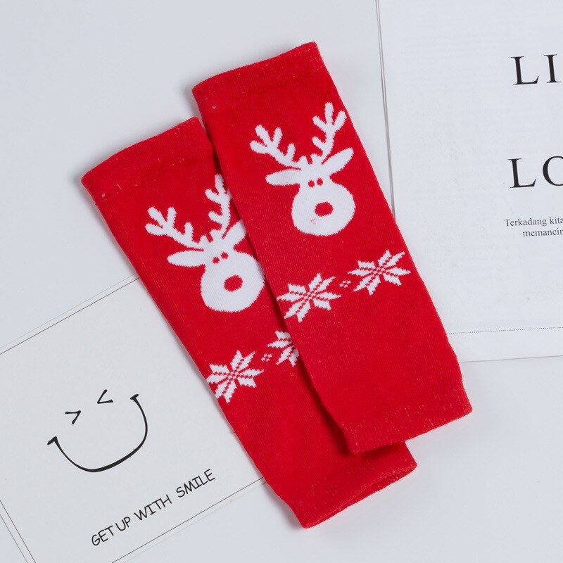 unisex bomulls leggings baby bein varmere baby varmere utskrift jul leggings sokker til låve jenter takrenne: Wb136