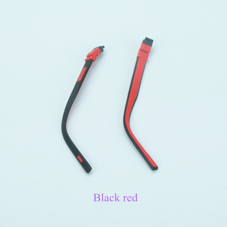 Children&#39;s silicone glasses legs Snap-on color silicone temples pair Multi-color optional Children&#39;s glasses accessories: Silver