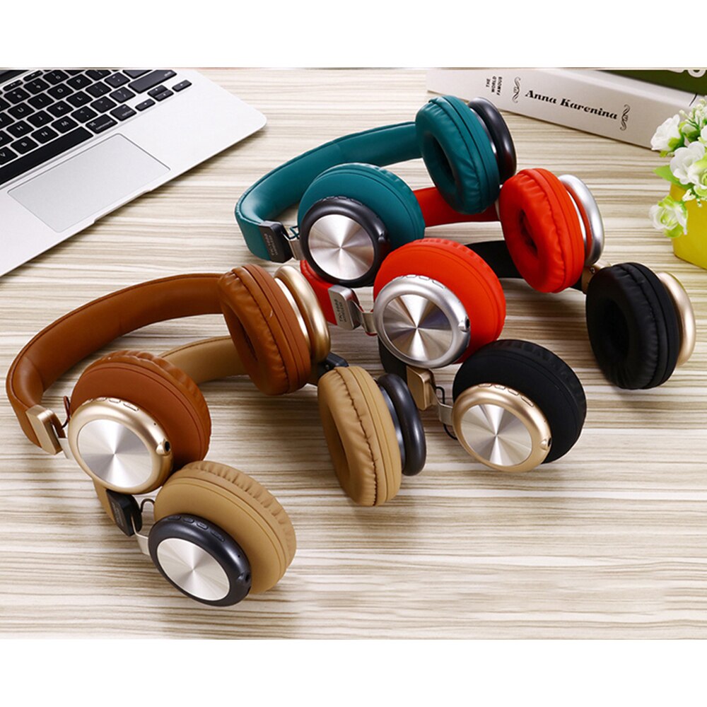 Wireless Headphones - Bluetooth 5.0 - HIFI Sound - Built-in Microphone - Memory Foam Earcups