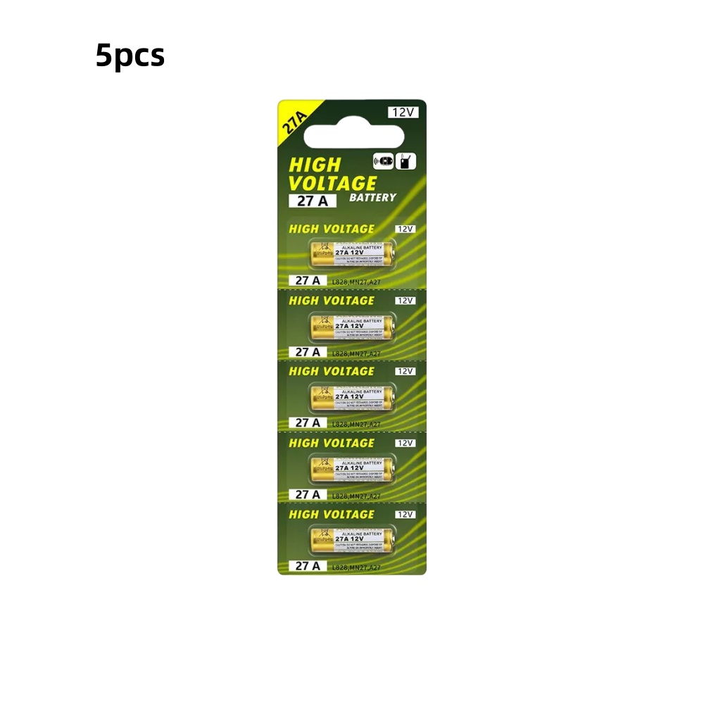 5-50Pcs A27 27A 12V Alkaline Batterie G27A MN27 MS27 GP27A L828 V27GA ALK27A A27BP K27A VR27 R27A für Türklingel Fernbedienung Spielzeug: Gelb