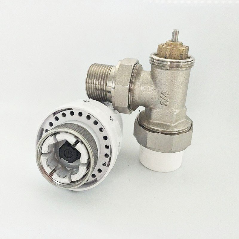 PPR automatic temperature control valve thermostatic valve aluminum-plastic joint heating angle valve