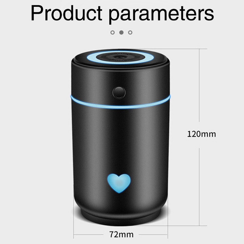 Cup Air Humidifier Car USB Charging Vehicle Difiuser Colorful Night Light Portable Humidificador Air Humidifier Aroma Lamp J002