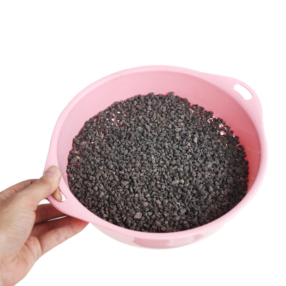 Tamiz redondo para el hogar, filtro de semillas de plástico, tamiz de rejilla de piedra de suelo, herramientas de jardinería, tamiz de jardín