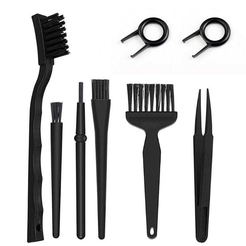 6/8pcs Laptop Keyboard Cleaning Kit Small Portable Anti Static Computer Phone Dust Brushes Cleaner