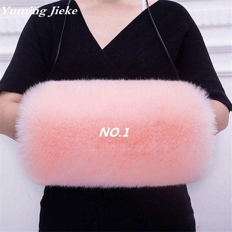 Vintage Thick Faux Fur Muff Winter Hand Warmer Wedding Cloak