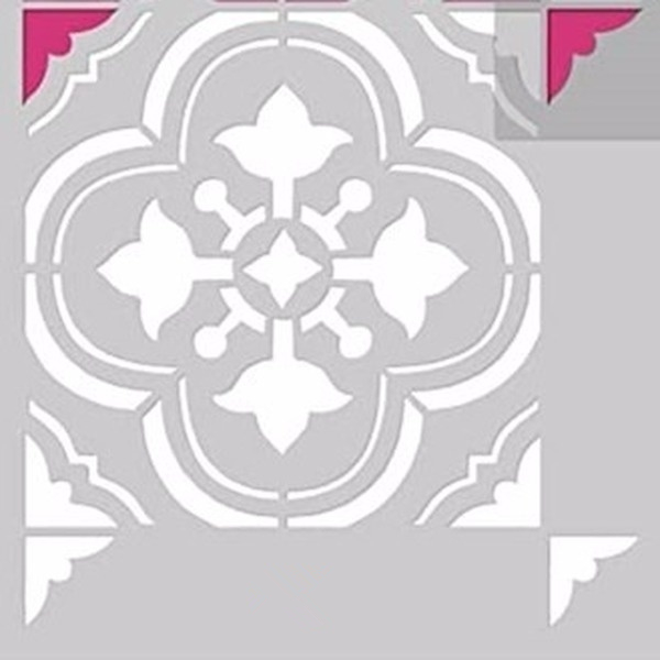 30*30cm Size DIY Craft Mandala Stencils for Painting on Wood,Fabric,Walls Art Scrapbooking Stamping Album Embossing Paper Cards: 30x30cm-C