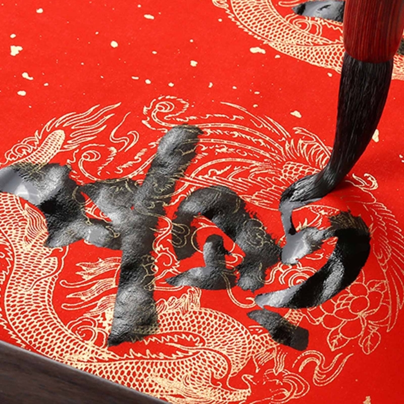 Pincel de caligrafía china tradicional, pincel de pelo de comadreja en forma de tolva, pincel de pintura, pincel de escritura para escritura de Couplets