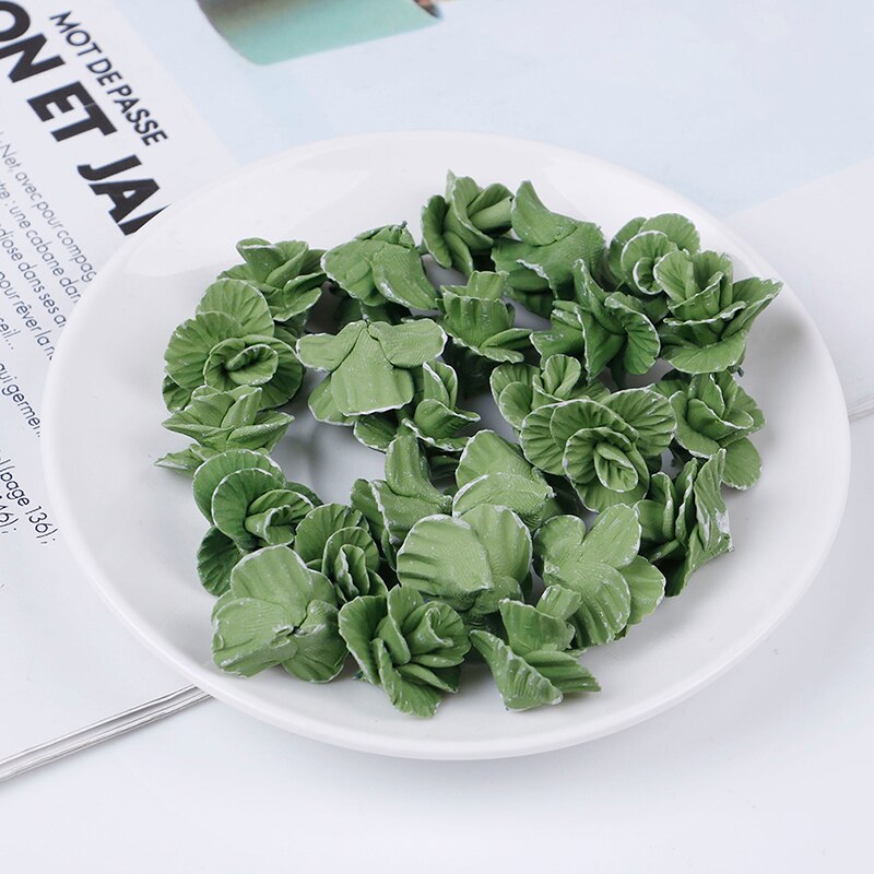 5Pcs/lot 1:12 Scale Dollhouse Mini Cute Handmade Polymer Clay Vegetables Cauliflower Chinese Cabbage Green Mini Small Doll House