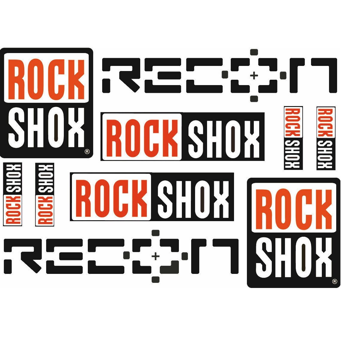 Rock Shox Recon Decals Forks Decals Stickers Graphic Replacement Adhesive set