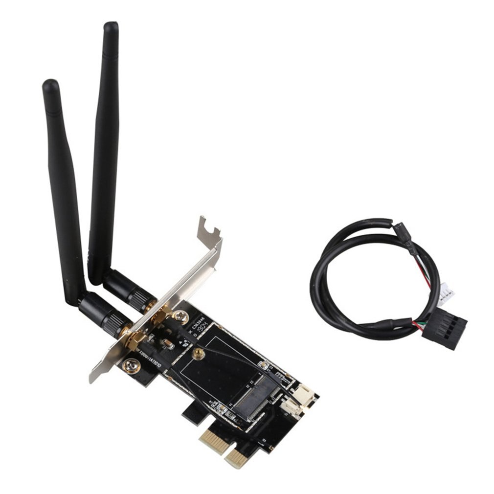 Desktop Wireless WiFi Wireless Network Card Adapter PCIe to M.2 Expansion Card wifi adapter M.2 NGFF