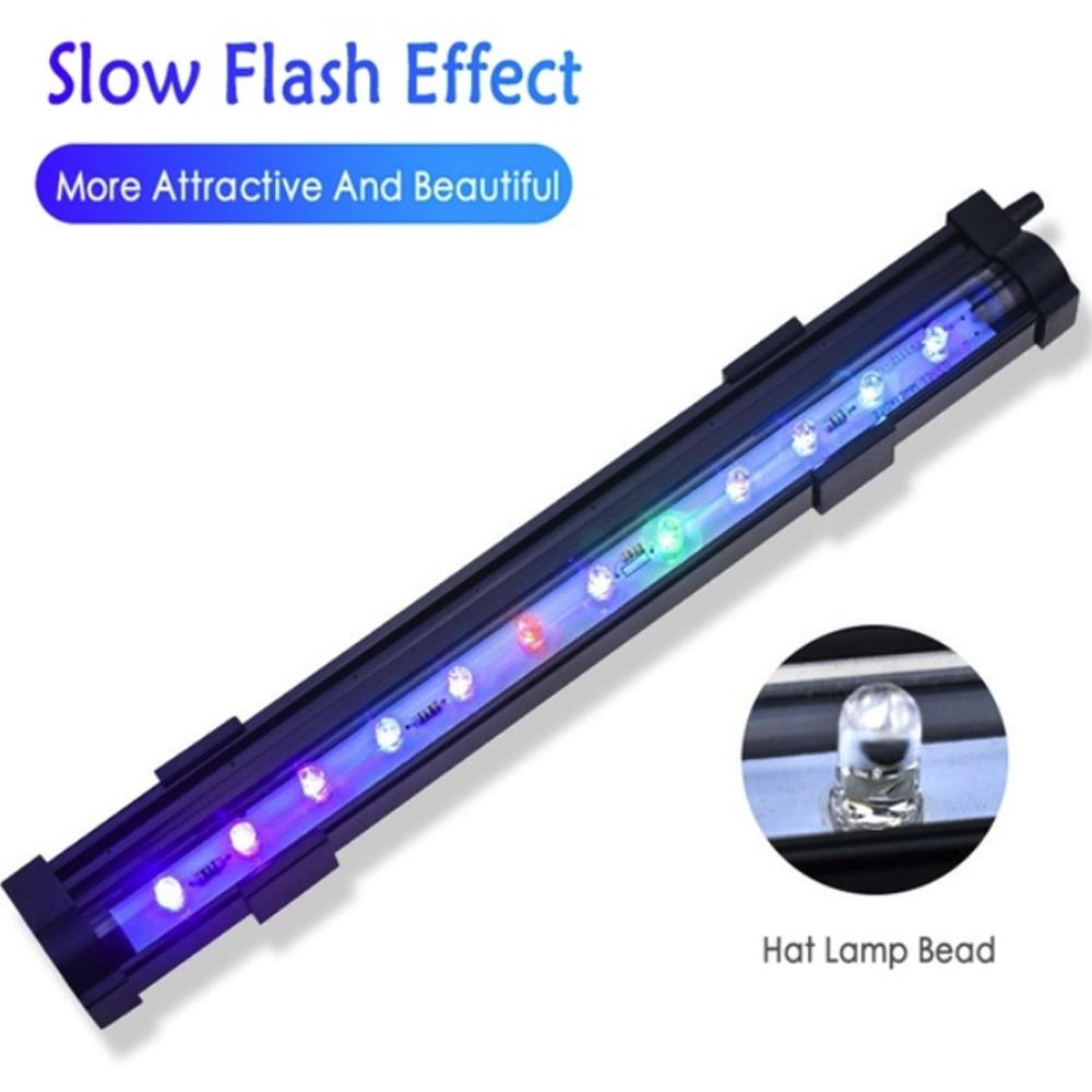 Onderwater Waterdichte Aquarium Licht Aquarium Led Lamp Rgb Aquaria Decor Verlichting Plant Lamp 35.5 Cm Dompelpompen