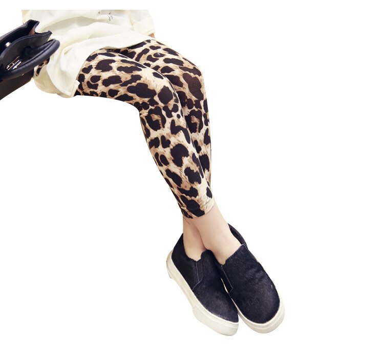 Meisjes Leggings Skinny Broek Luipaard Print Broek Kids Leggings voor Meisjes Kinderen Meisje 2 tot 8 jaar leuke lente herfst leggings