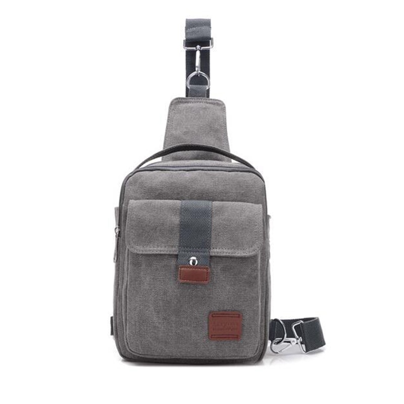Heren crossbody tas canvas klein canvas grijs schouder messenger bags handtas borsttas tassen voor jongens tieners  l4-3242