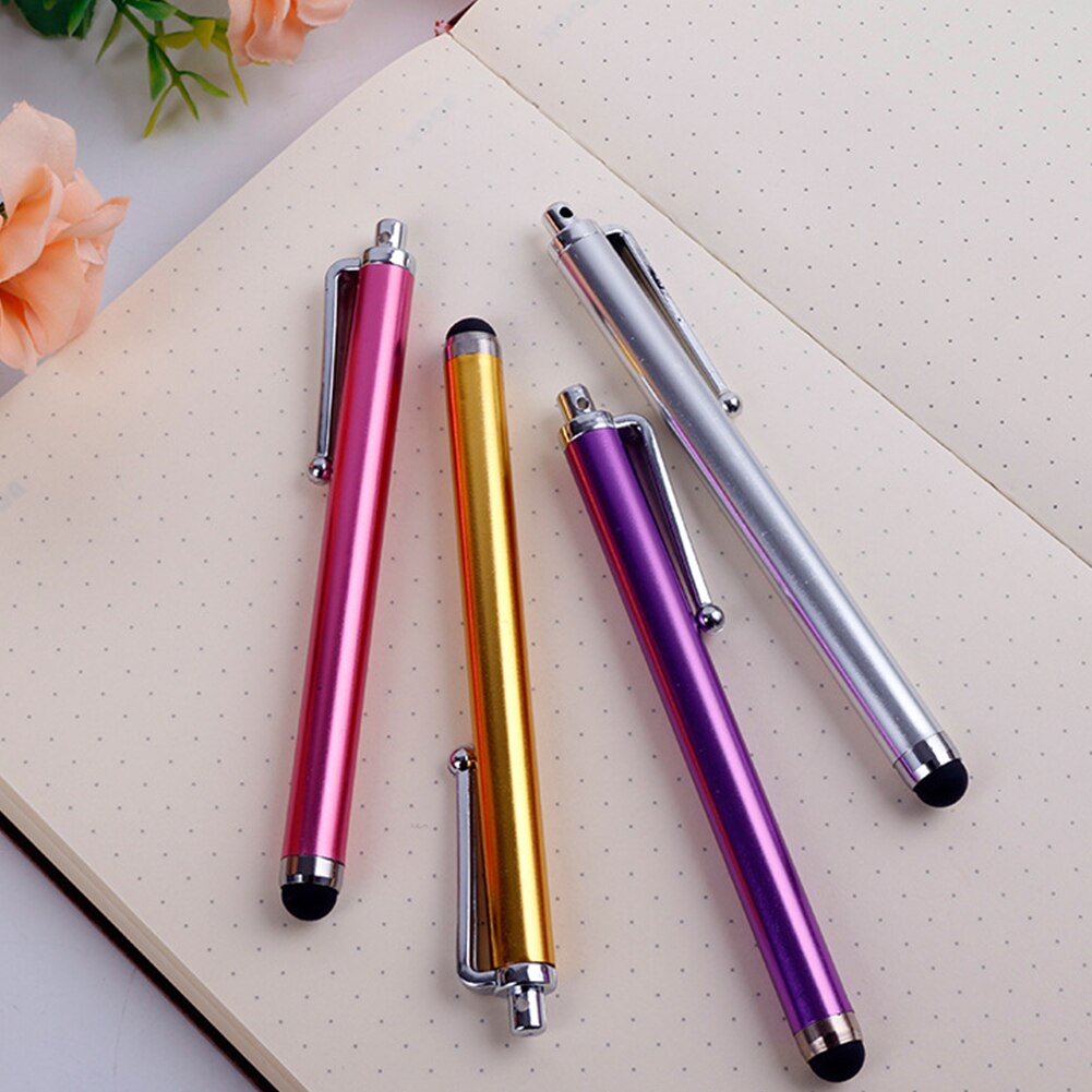 10 stücke Runde Universal- Kapazitiven Telefon Touchscreen PC Multifunktions Ersatz Tragbare Tablette Stift Stift Clip