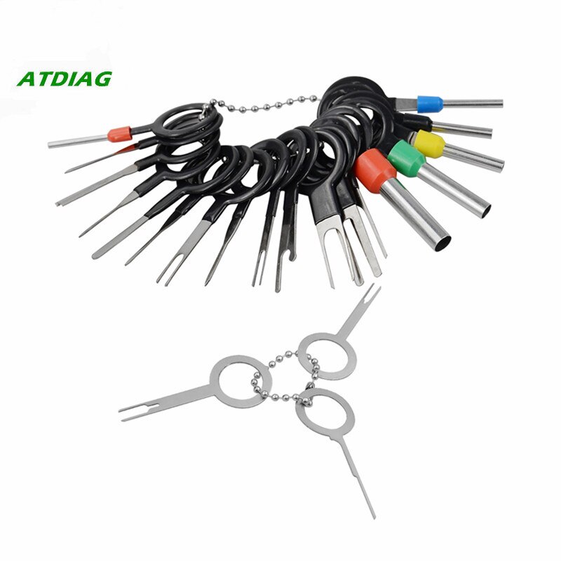 Kit d'extraction de broche de connecteur de sertissage de câblage électrique de suppression de Terminal de voiture 21 pièces outils à main de réparation électrique de voiture prix