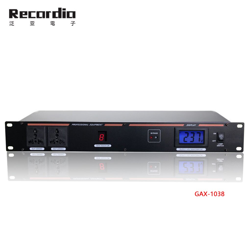 GAX-318 10 channel high power 30A dj sound system power sequence controller