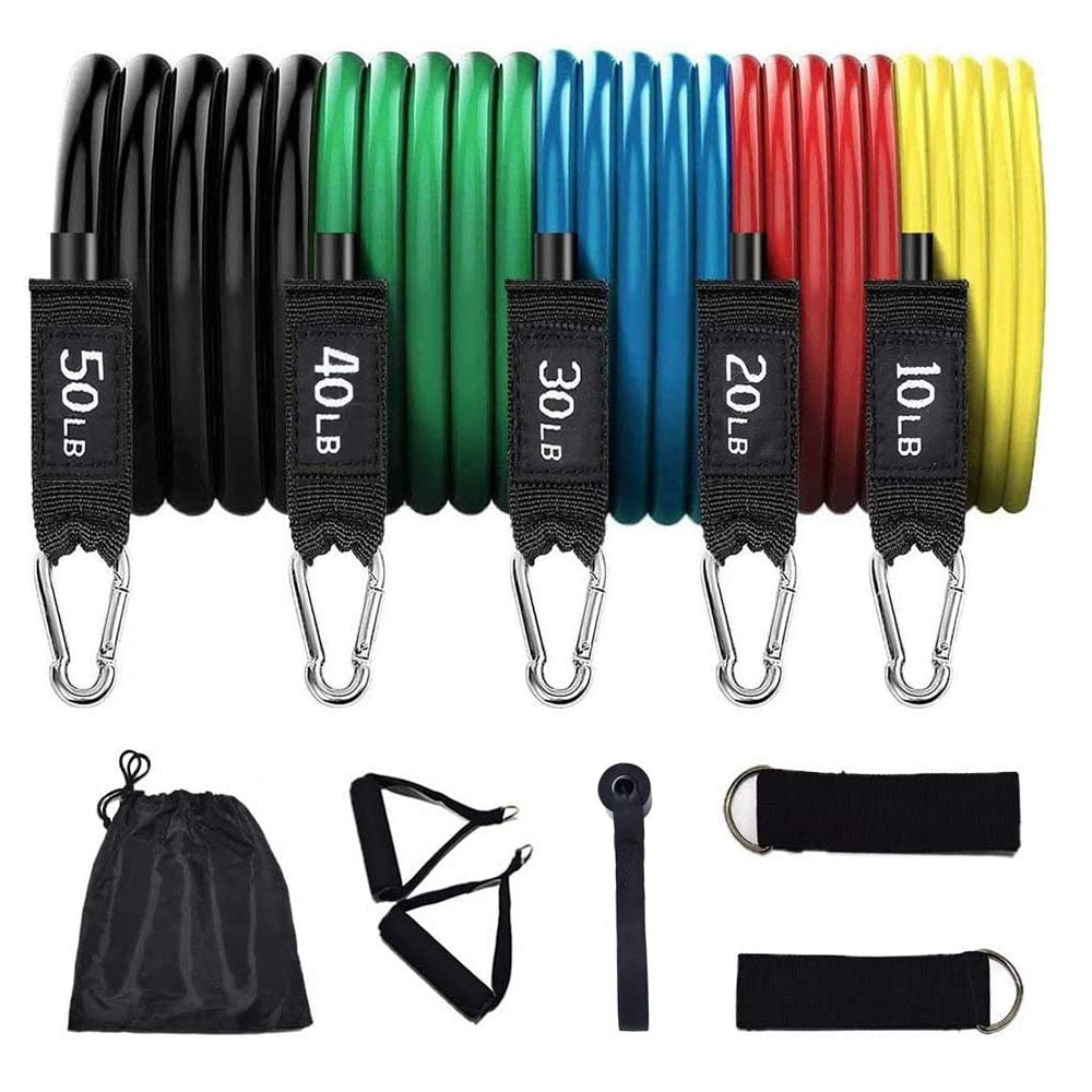 Resistance Bands Workout Pull up Exercise Set Door Anchor Stretch Elastic Bands for Fitness Gym Boxing Muscle Training Equipment