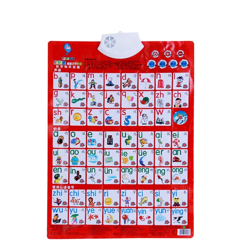 New1 Learning Machine Sound Wall Chart Electronic Alphabet English Preschool Toy Digital Baby Kid Educational Toy: 6