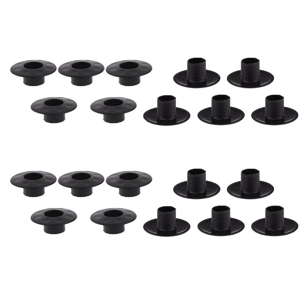 16 Pcs Rubberen Ringen + 100 Stuks Eindkappen + 16 Stuks Bumpers + 10 Stuks Rod Lager Voor 5/8 tafelvoetbal Machine Tafel Voetbal/Voetbal