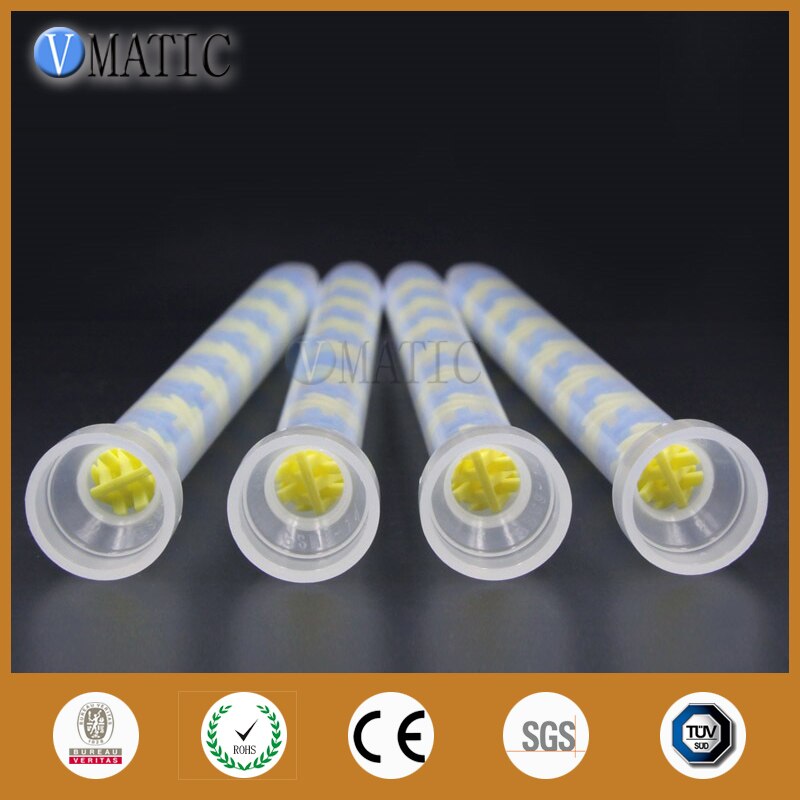 10 Pcs GSM9-14 Alle Doeleinden Gebruiken Lijm Doseer Plastic Statische Mixer Nozzle Ab Lijm Mengen Buis