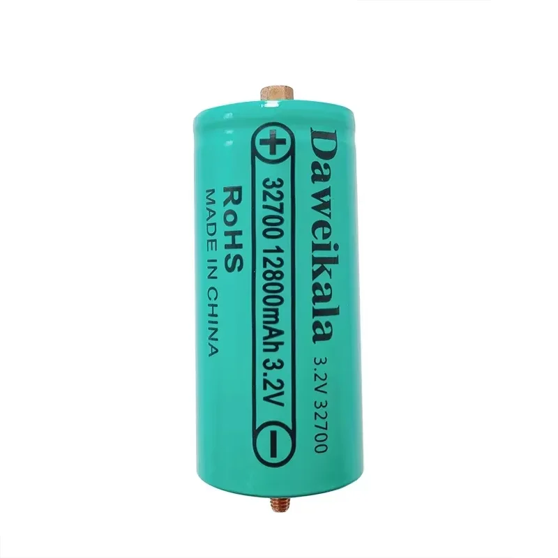 32700 12800mAh 3.2V lifepo4 rechargeable batteries lithium iron phosphate power batteries with screws
