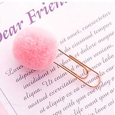 Kreatywne kolorowe spinacze robić papieru spinacze robić papieru DIY mini Kawaii notesik spinacze dla dzieci biuro szkolne: purpurowy