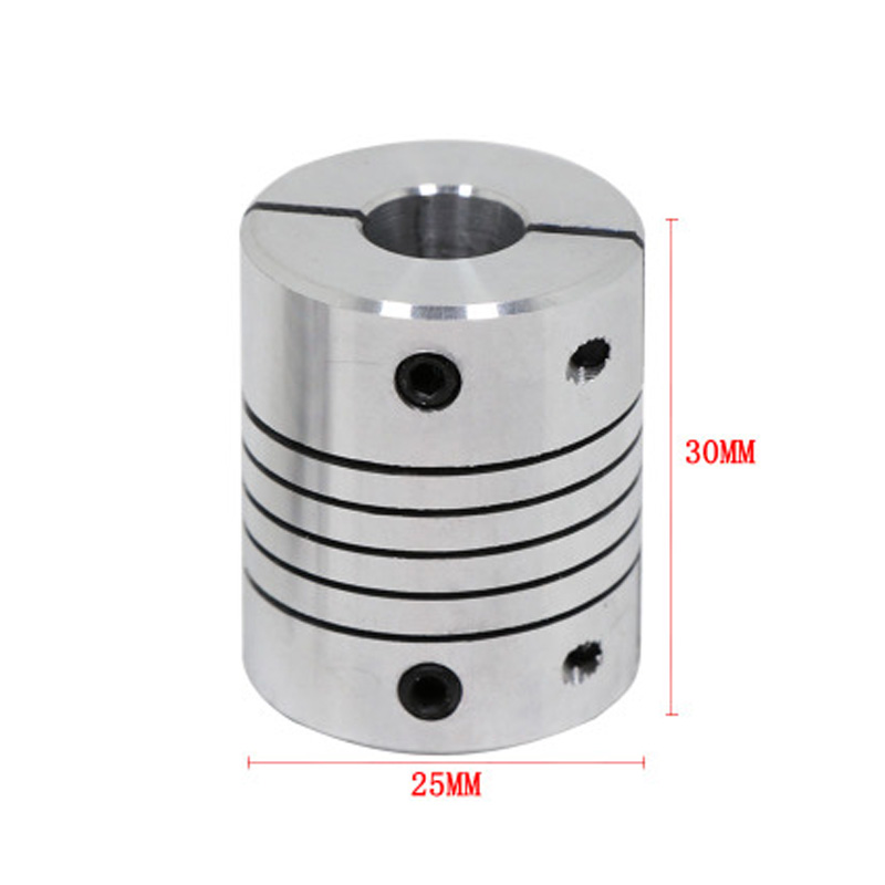 Aluminum Alloy Flexible Coupler Inner diameter 6x6 6x7 6x8 6x10 6x12 7x8 7x10 7x12 8x8 8x10 8x12 10x10 10x12 10x14 12x12 12x14MM