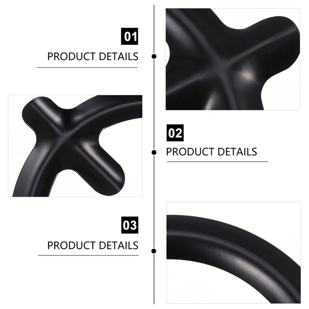 2 st kök gasspis kastrull brännare järn kaffekokare hållare (svart)