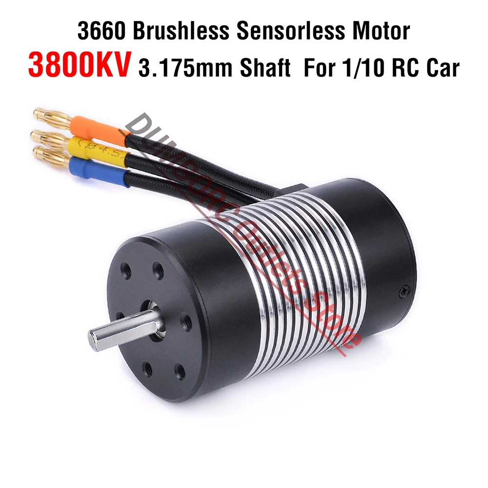 ROCKET-RC F540 2845 3650 3660 3665 3670 3674 4068 Waterproof Brushless Motor for 1/10 1/12 RC Car Model WLtoys 12428 10428 WPL: Dark Khaki