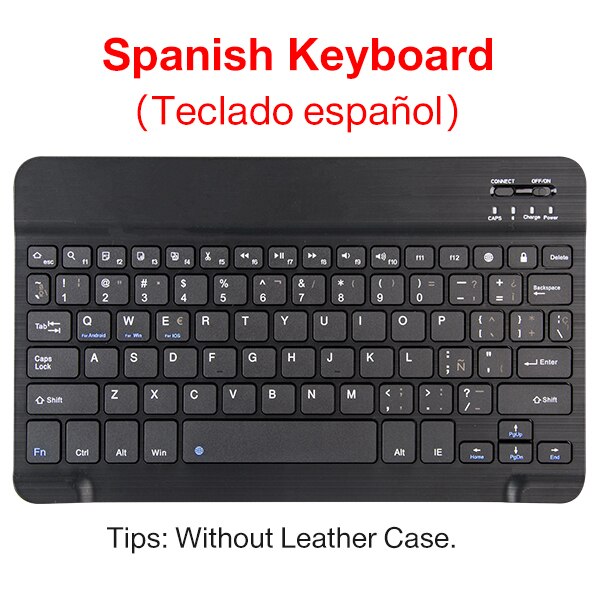 Keyboard Case for Lenovo Tab M10 TB-X605F TB-X605L Removable Detachable PU Leather Bluetooth Keyboard Cover: BTJPSP