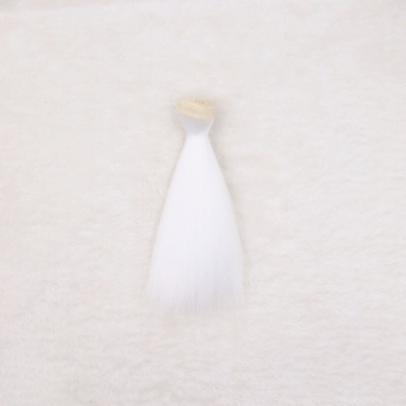 1pcs 15*100cm Doll Accessories Long Straight Synthetic Fiber BJD SD Wig Hair For Doll Wigs High-temperature Wire girl toys: color 20