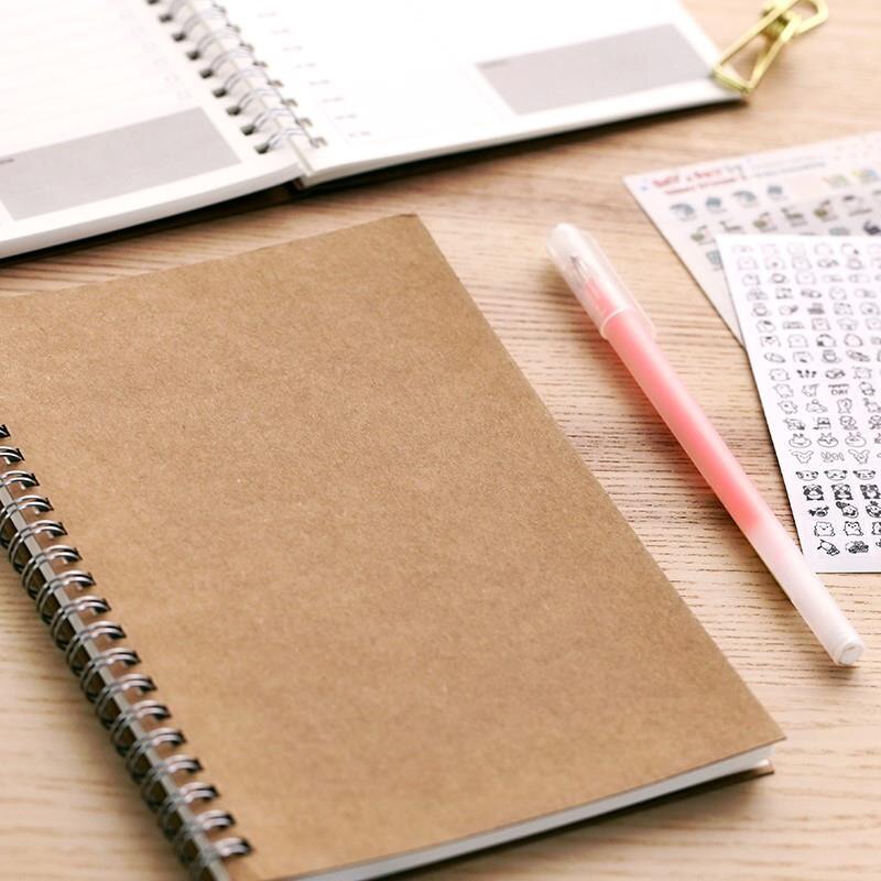 Spiral A5 Notebook Planner Daily Weekly Monthly Paper Organizer Agenda School Office Schedule Stationery