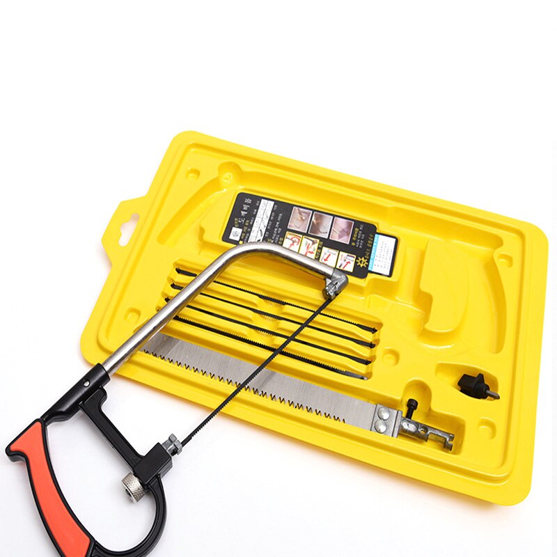 7 in 1 Multifunctional Hand Saw Set Woodworking Universal Mini Hacksaw DIY For Wood Woodworking 5pcs Blades Saws Set Hand Tool