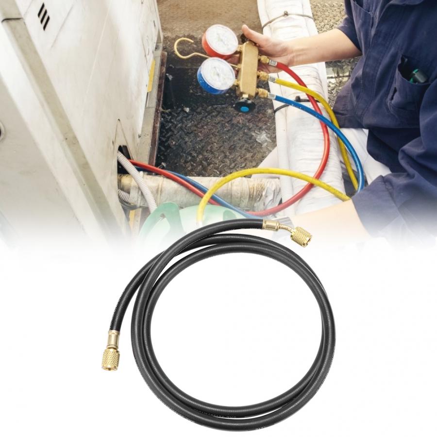 R410 800-4000psi Druck Klimaanlage Fluorid Rohr Klimaanlage Kühlmittel Kältemittel Zugabe Werkzeug 1/4SAE Kältemittel Schlauch