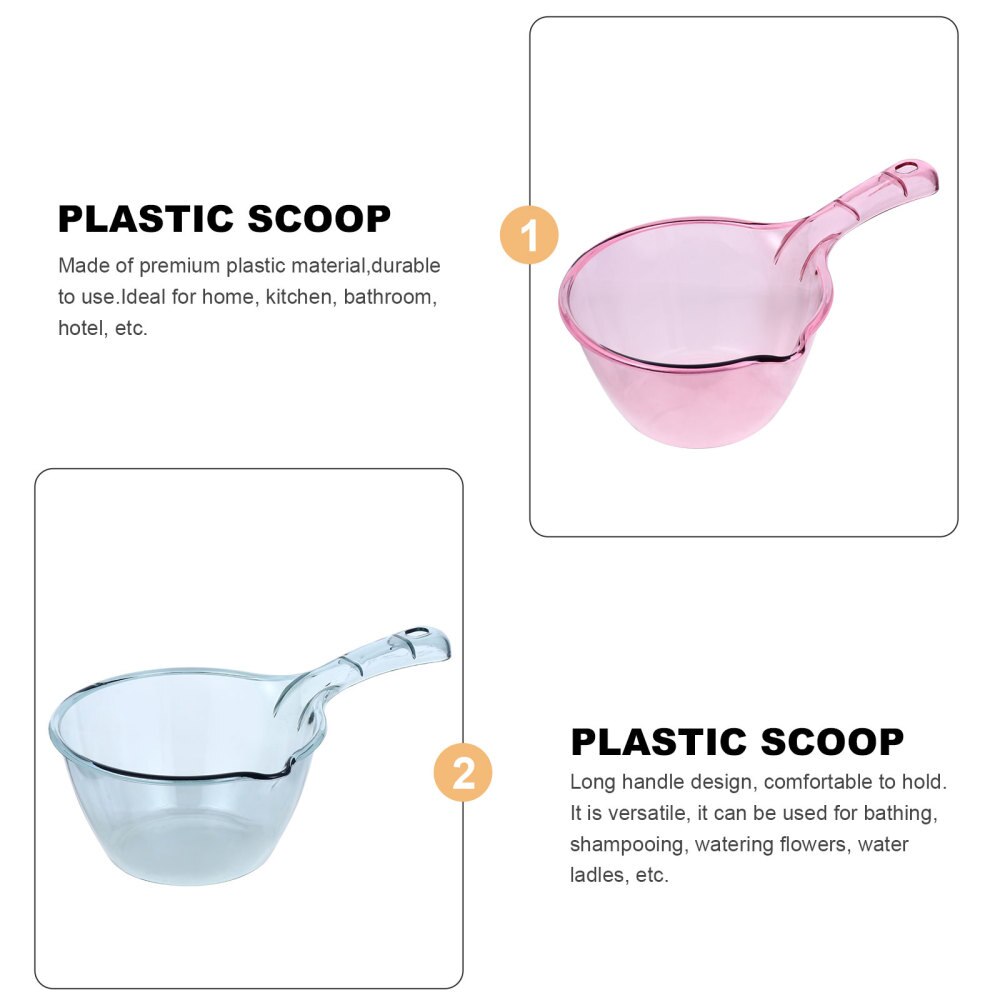 2 szt. Miarki kuchenne przezroczyste kadzie praktyczne miarki robić wody