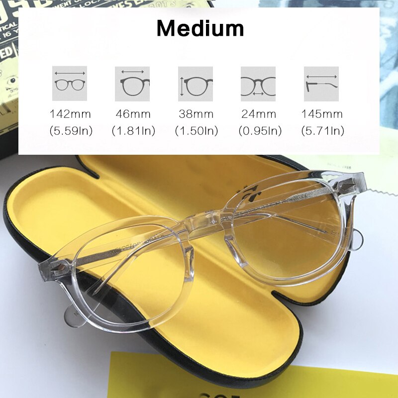 Luxe Johnny Depp Acetaat Brilmontuur Mannen Vrouwen Vintage Bril Optische Recept Bijziendheid Brillen Frame Brillen: 16